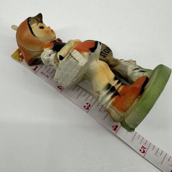 Vintage Kurt S Adler Plastic Hummel Like Christmas Ornament Bus Stop German Girl - Picture 6 of 9